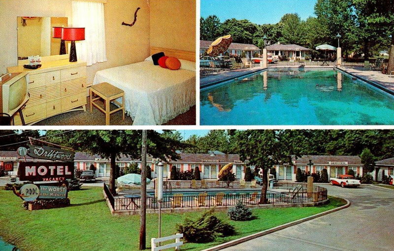 Driftwood Motel - Vintage Postcard (newer photo)